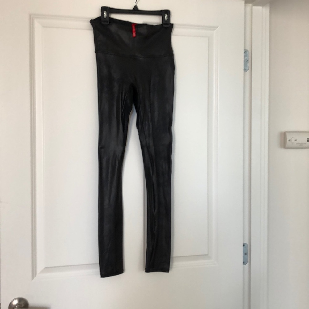 Spanx faux leather leggings
